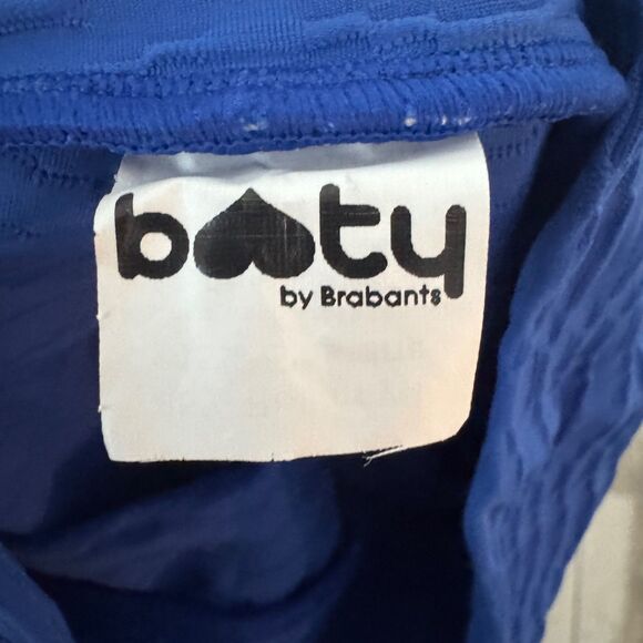 Booty By Brabants Blue Capri Length Croco Leggings - One Size - Picture 4 of 5